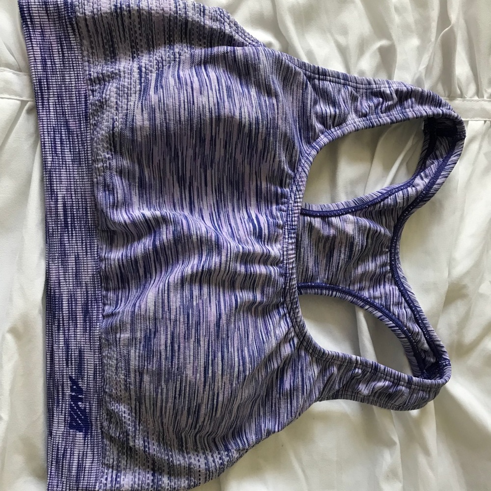 Purple women’s sports bra